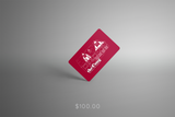 $100 Red Gift Card