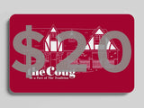 $20 Red Gift Card