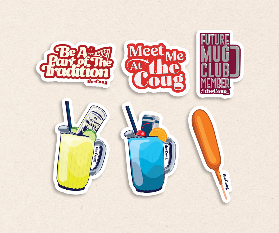 Coug Stickers