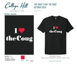 "I <3 The Coug" Limited Release Tee